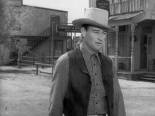 John Wayne in one of many Westerns, Tall in the Saddle