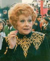 Lucille Ball of I Love Lucy in her last public appearance, 2006.